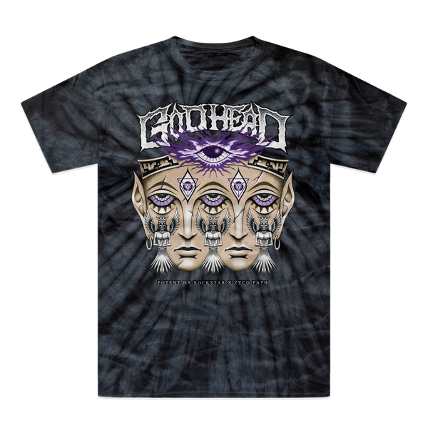 Godhead Tonal Spider Tie-Dye T-Shirt