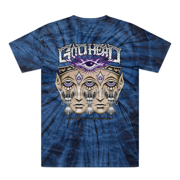 Godhead Tonal Spider Tie-Dye T-Shirt